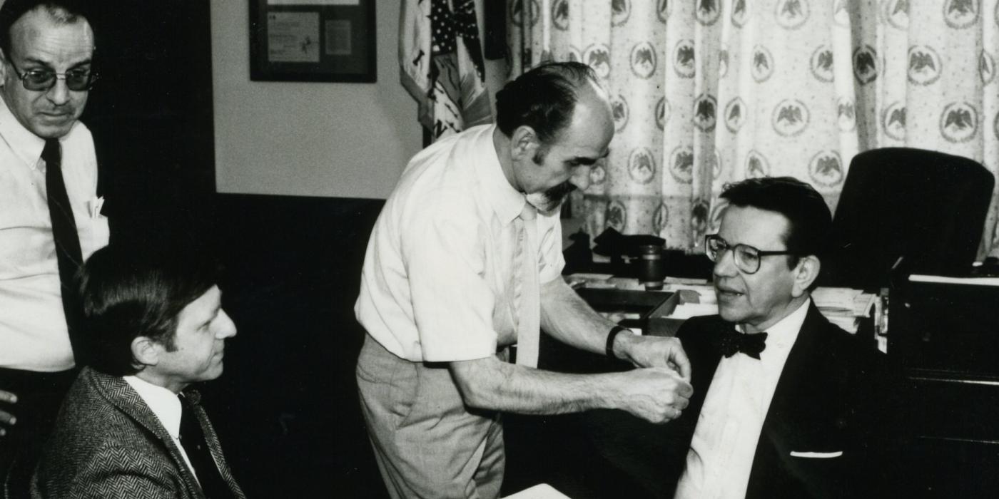 Dr Richard A Jensen and Sen Paul Simon