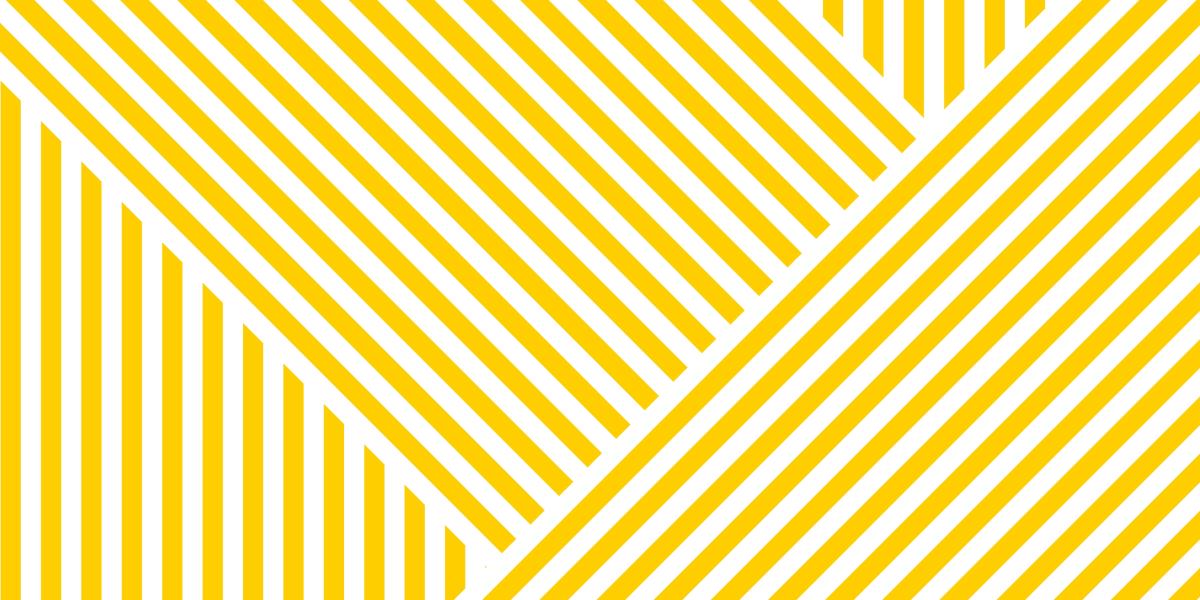Pattern of overlapping white and yellow lines